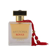Riffs Parfum Arizona Rouge Arabische Parfum glazen fles met gouden dop en rode tassel