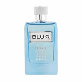 Lightblauwe Riffs Parfum Blue O2 fles met zilveren dop, Arabische parfum stijl