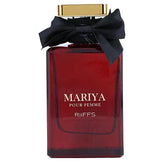 Riffs Parfum Mariya Arabische Parfum met sensuele geur in rood rechthoekig flesje