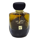 Musky Oud parfumflesje van Nusuk met Rihannah Parfumspray -musky oud geur