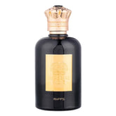 Zwart parfumflesje met gouden kroonkap en label voor Salepify Impérial Noir parfum