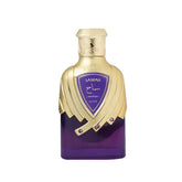 Purple en goud parfumflesje met sierlijke dop voor Samah Amethyst, Samah Ruby, Samah Ruby Nusuk