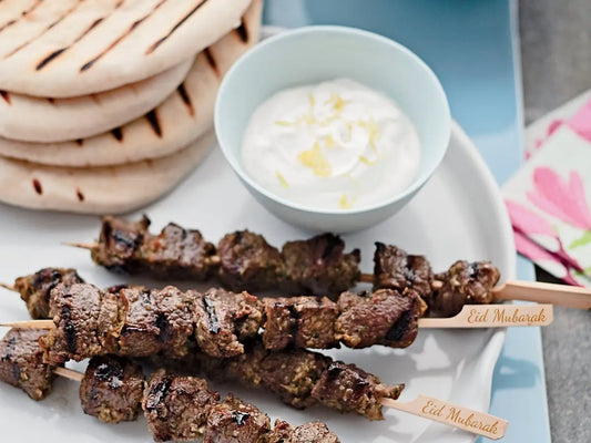 Satéstokjes Eid mubarak (24pcs) - Islamboekhandel.nl