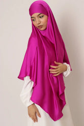 Satijnen Khimar - Islamboekhandel.nl