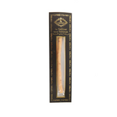 Traditionele bijenwas taperkaars in zwarte en gouden doos van Siwak Stokje Luxe goud, hygiënisch vacuüm verpakt