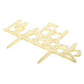 Taarttopper Eid Mubarak - goud (1 stuks) (D) - Islamboekhandel.nl