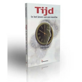 Islamitische boek met witte cover, klok en mensenprofiel voor Tijd in het leven van een moslim