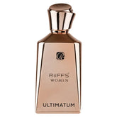 Rosegouden parfumfles met decoratief deksel voor Ultimatum Woman geur