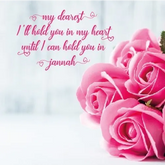 Wenskaart dearest rose I-Creations