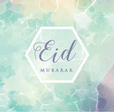 Wenskaart Eid watercolor - Islamboekhandel.nl