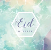 Wenskaart Eid watercolor - Islamboekhandel.nl
