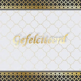 Wenskaart felicitatie -mozaiek - Islamboekhandel.nl