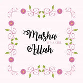 Wenskaart 'ma sha Allah a girl' - Islamboekhandel.nl