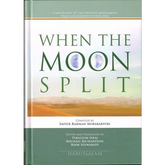 Boek met lichtgroene en beige kaft met titel When the Moon Split, voor het product When the Moon Split