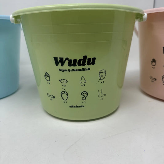 Wudu emmer (diverse kleuren) - Islamboekhandel.nl