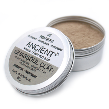 Ancient Wisdom Ghassoul Klei 80 g – Gezichtsmasker