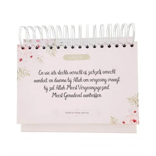 365 Qur'an reminders rosé goud - Islamboekhandel.nl