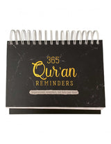 365 Qur'an reminders -zwart met goudfolie - Islamboekhandel.nl