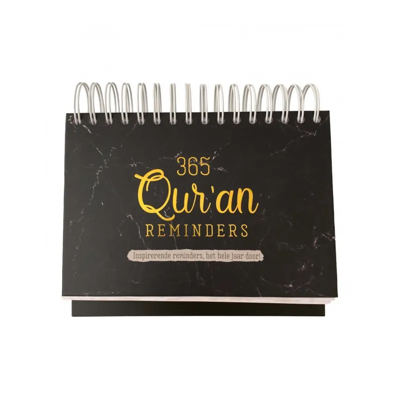 365 Qur'an reminders -zwart Hadieth Benelux