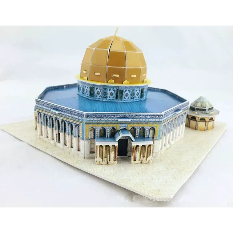 3d puzzel rotskoepelmoskee (dome of the rock) - Islamboekhandel.nl