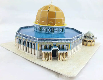 3d puzzel rotskoepelmoskee (dome of the rock) - Islamboekhandel.nl