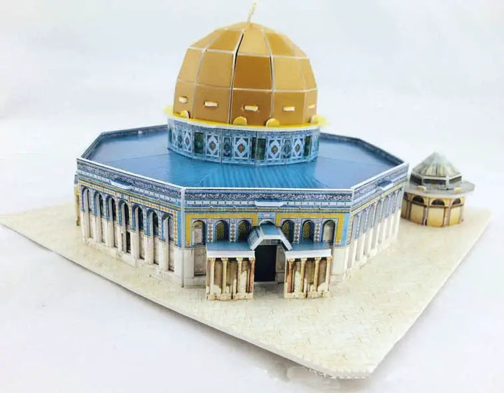 3d puzzel rotskoepelmoskee (dome of the rock) - Islamboekhandel.nl
