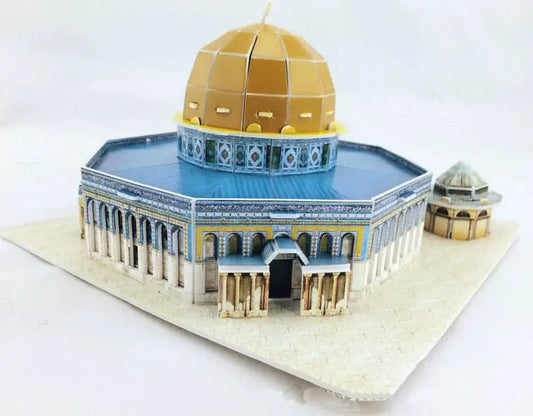 3d puzzel rotskoepelmoskee (dome of the rock) - Islamboekhandel.nl