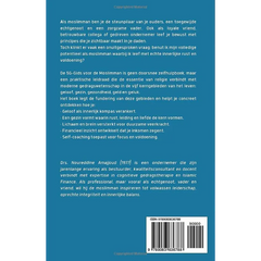 Blauwe boekomslag met witte tekst en barcode van de 5g-gids voor de moslimman praktische leidraad