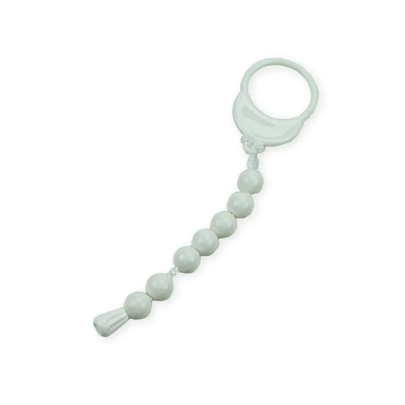 Witte plastic kralen trekkerketting voor 7 Kralen Tawaf Teller ideaal voor Hajj/Umrah