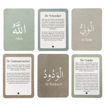 99 namen van Allah kaarten - Islamboekhandel.nl