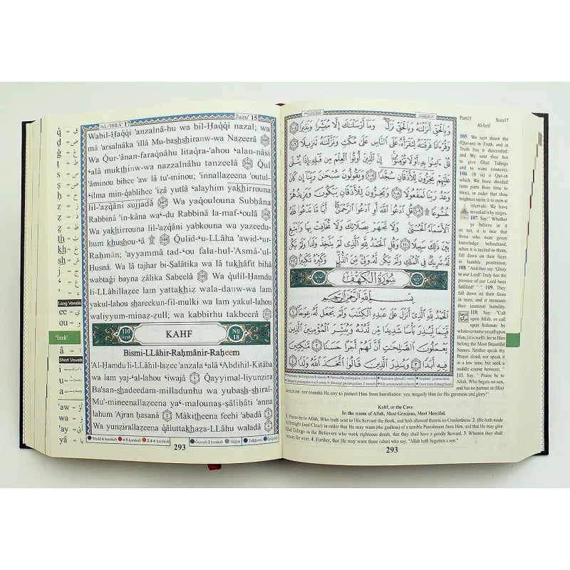 Tajweed Koran compleet met Transliteratie (Fonetisch