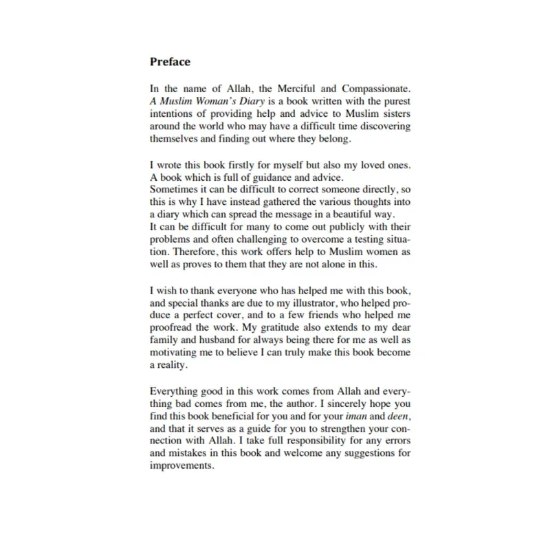 A Muslim Woman's Diary - Islamboekhandel.nl