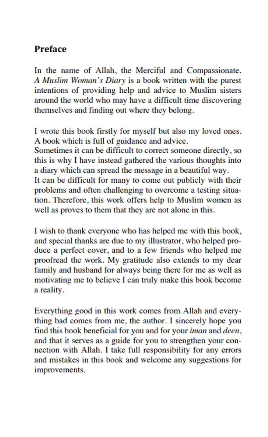 A Muslim Woman's Diary - Islamboekhandel.nl