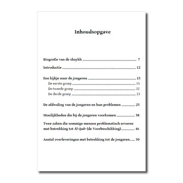 Een aantal problemen onder de jongeren - Islamboekhandel.nl