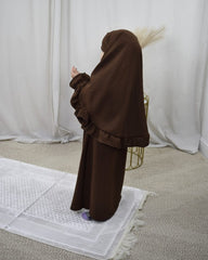 Abaya en Khimarset Ruffle Binti