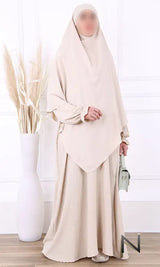 abaya en khimar set Salima - Islamboekhandel.nl