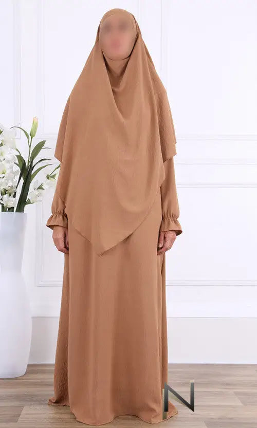 abaya en khimar set Salima - Islamboekhandel.nl