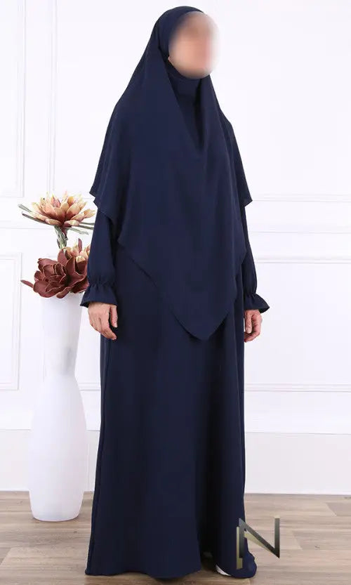 abaya en khimar set Salima - Islamboekhandel.nl