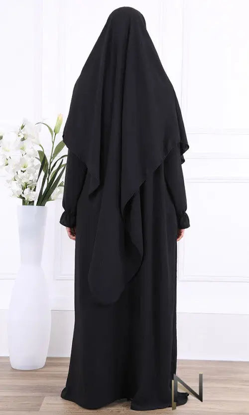 abaya en khimar set Salima - Islamboekhandel.nl