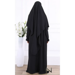 abaya en khimar set Salima - Islamboekhandel.nl