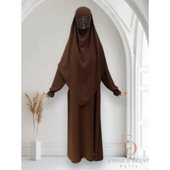 abaya en khimar set Salima - Islamboekhandel.nl