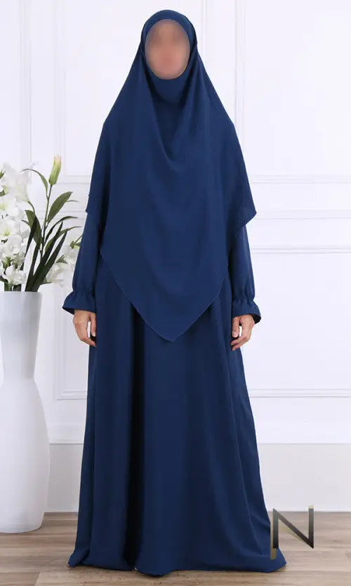 abaya en khimar set Salima - Islamboekhandel.nl