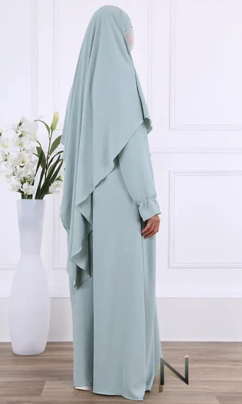 abaya en khimar set Salima - Islamboekhandel.nl