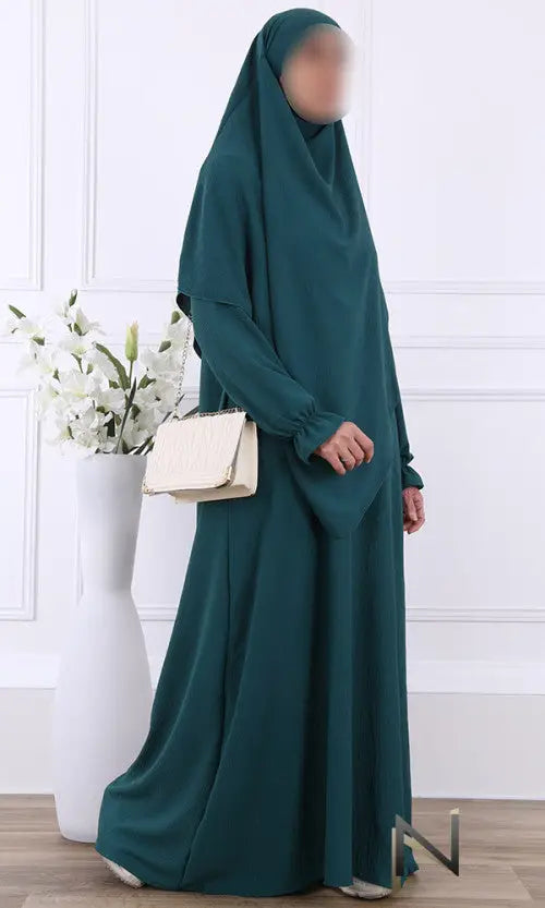 abaya en khimar set Salima - Islamboekhandel.nl