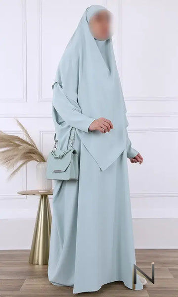 Abaya en Khimarset Butterfly - Islamboekhandel.nl