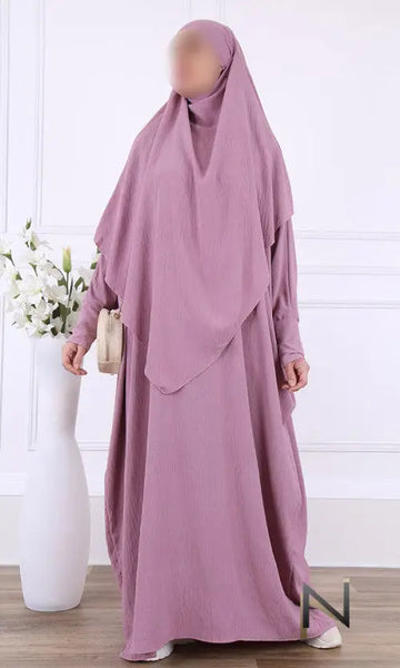 Abaya en Khimarset Butterfly - Islamboekhandel.nl