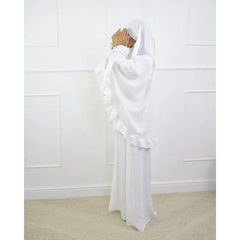 Abaya en Khimarset Ruffle - Islamboekhandel.nl
