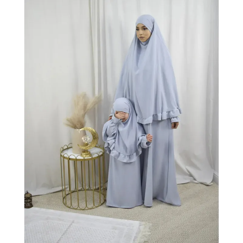 Abaya en Khimarset Ruffle Binti - Islamboekhandel.nl