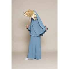 Abaya en Khimarset Ruffle Binti - Islamboekhandel.nl