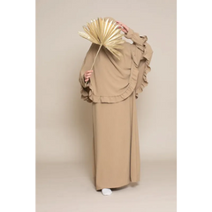 Abaya en Khimarset Ruffle Binti - Islamboekhandel.nl